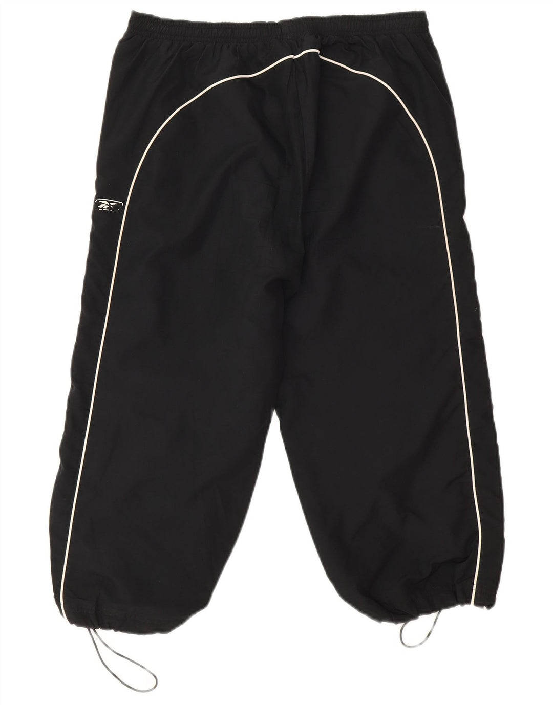 Pantaloni de trening Reebok Capri pentru femei UK 16 Poliester negru mare