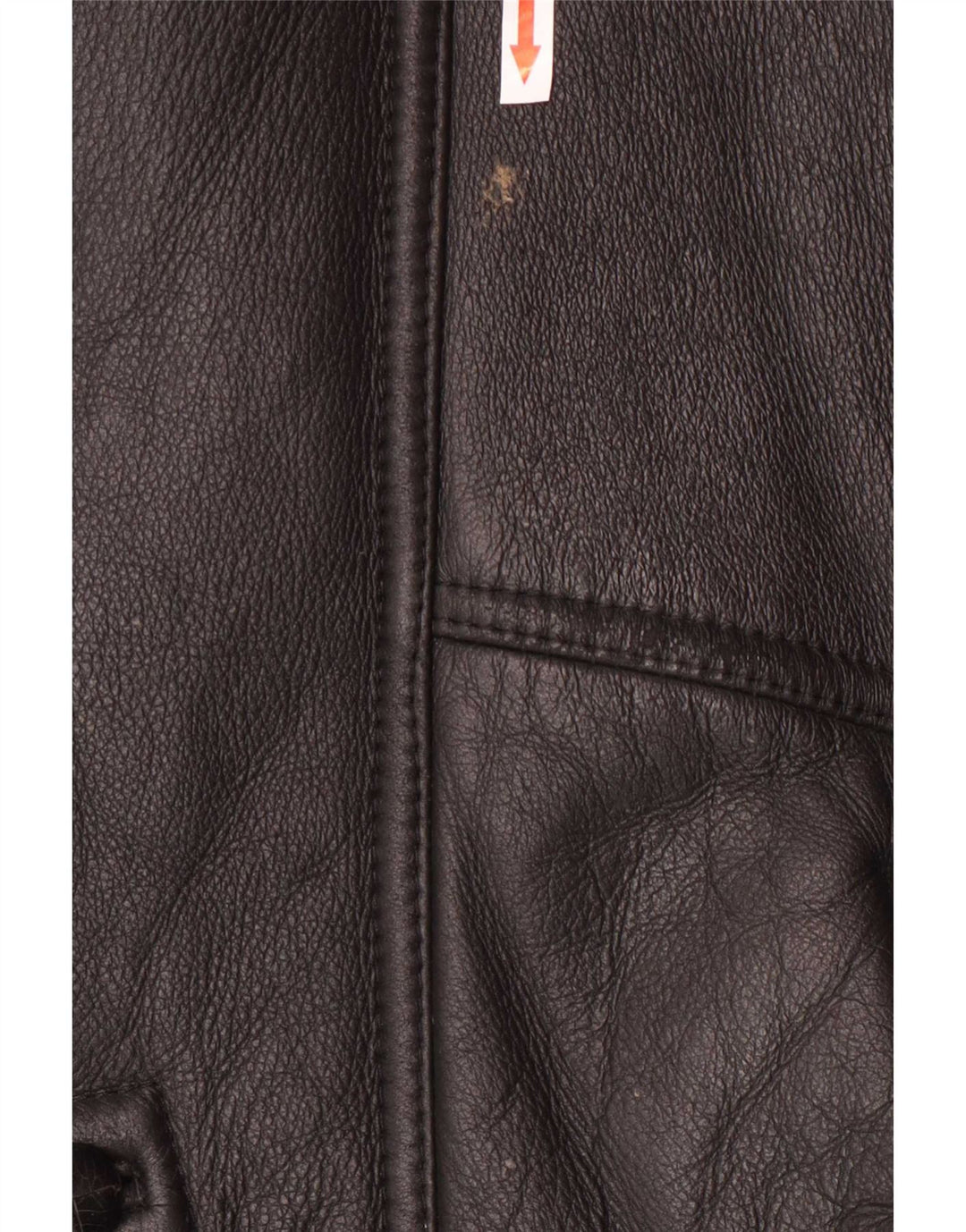 Jachetă vintage pentru bărbați din shearling IT 50 Large Black