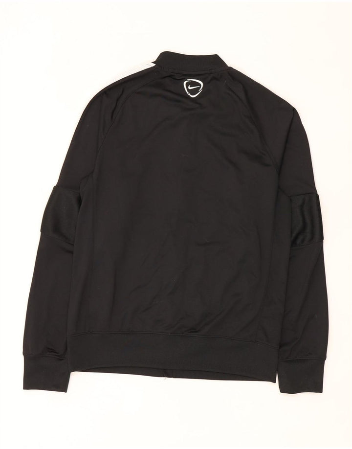 Jachetă de top pentru trening Nike Dri Fit pentru bărbați, mică, neagră, din poliester