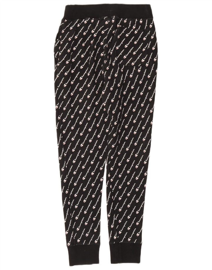 Pantaloni de trening cu țesătură inversă pentru bărbați Champion Pantaloni de jogging, mari, negru