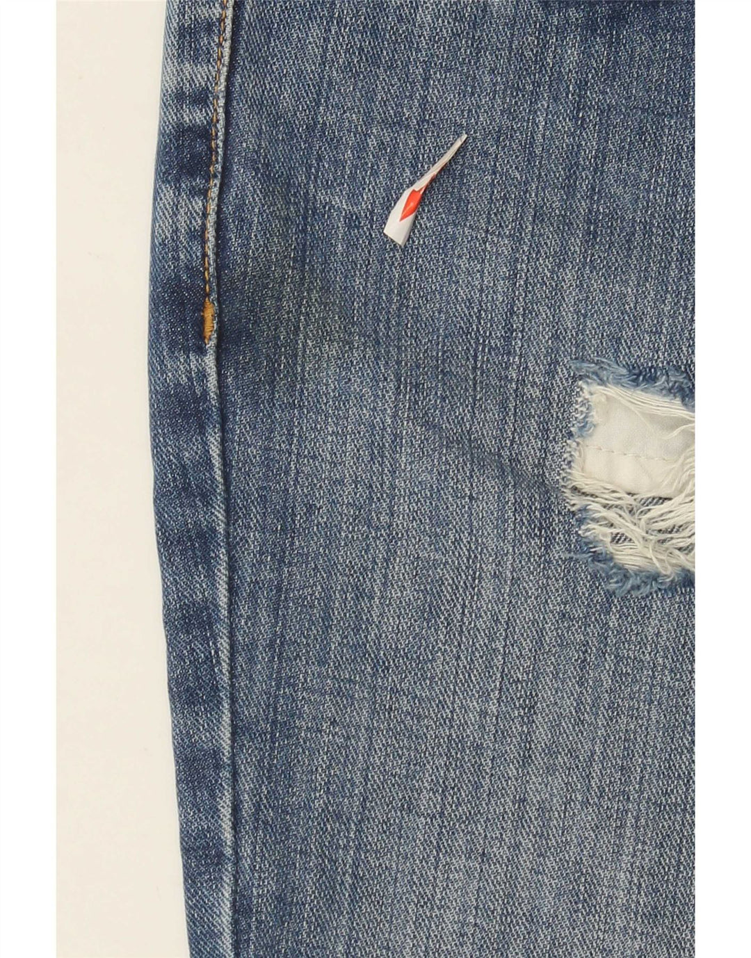 Blugi drepți distressed pentru femei Tommy Hilfiger US 4 Small W26 L33 Blue