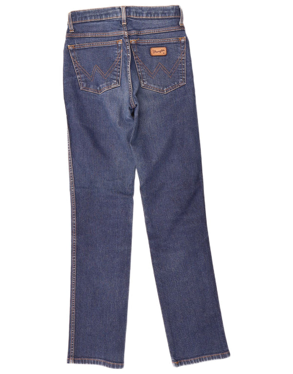 Blugi drepti Wrangler pentru femei ROXANNE W24 L30 bumbac albastru