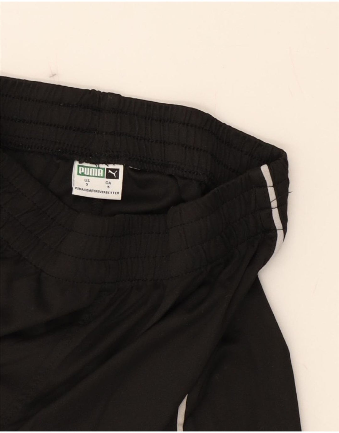 PUMA Boys Graphic Sport Shorts 4-5 Years Black Vintage Puma and Second-Hand Puma from Messina Hembry 