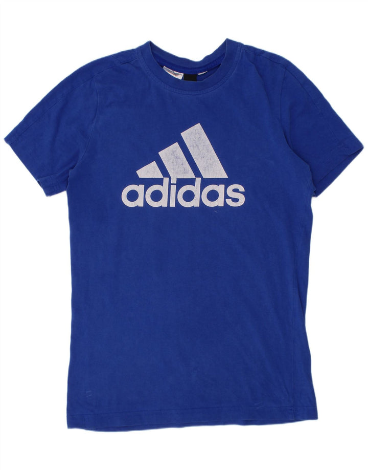 Tricou grafic Adidas pentru băieți Top 10-11 ani albastru