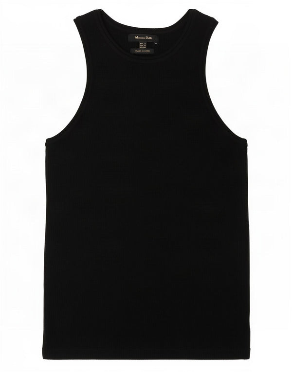 Vestă Massimo Dutti pentru femei UK 6 XS Lână neagră