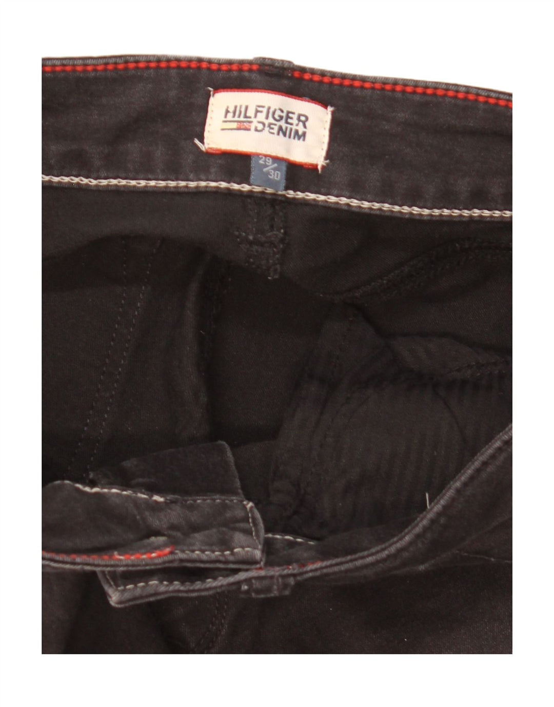 Blugi skinny pentru femei Tommy Hilfiger W29 L30 negri