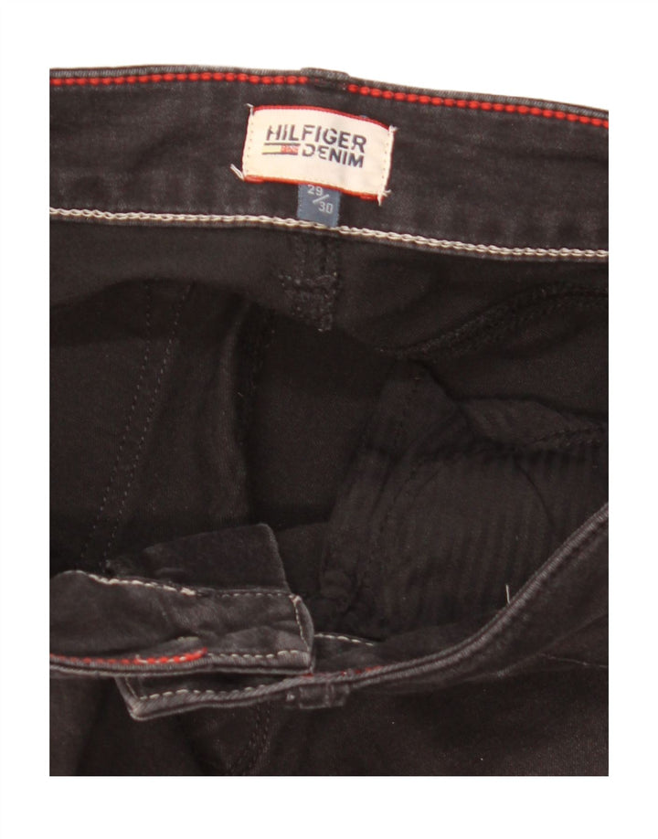 Blugi skinny pentru femei Tommy Hilfiger W29 L30 negri