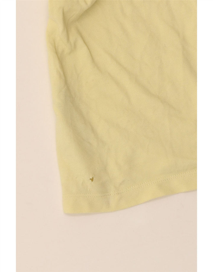 Tricou polo pentru bărbați MASSIMO DUTTI, bumbac galben mare
