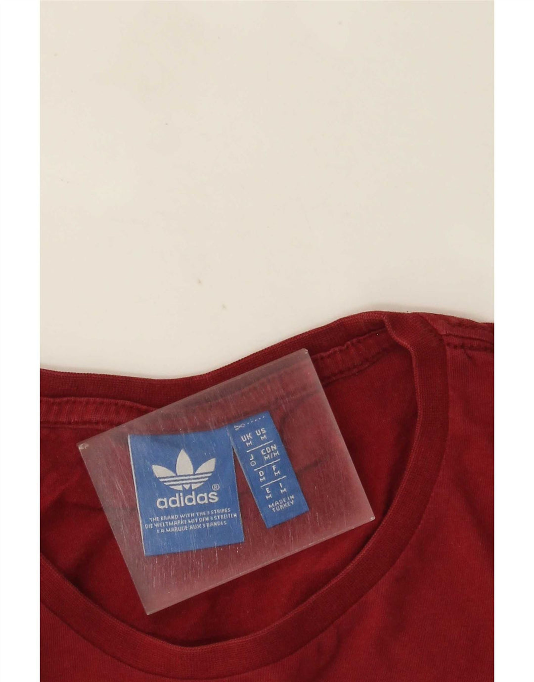 Tricou grafic pentru bărbați Adidas Top Medium Burgundy