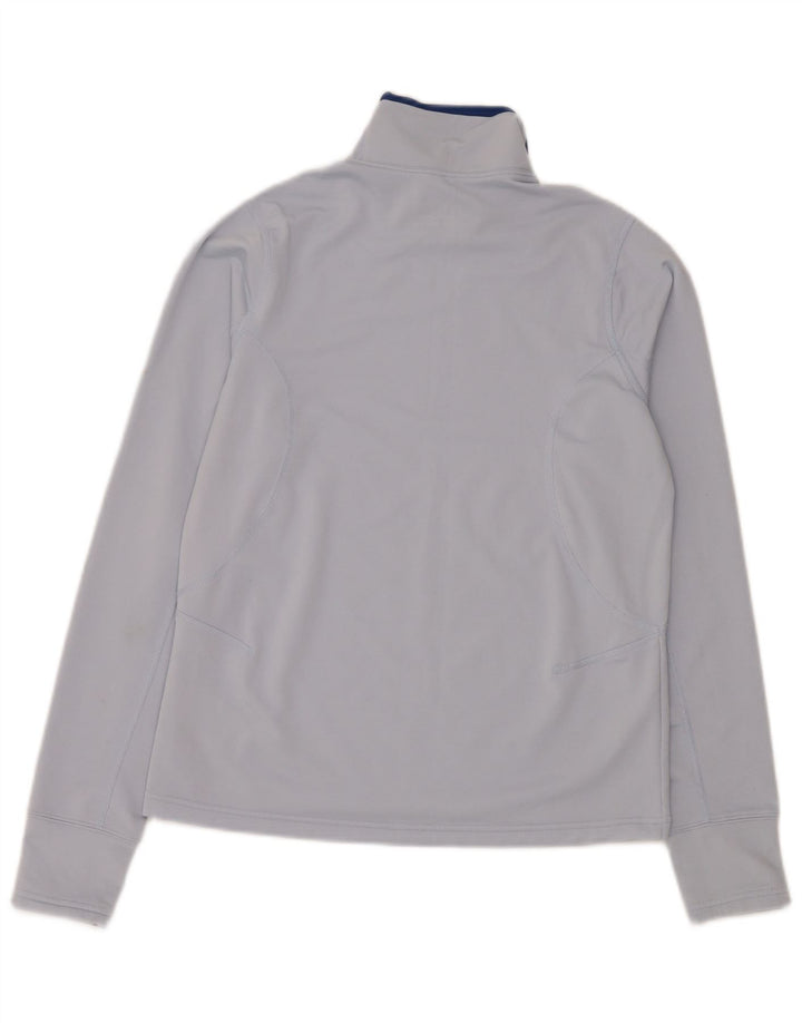 Nike pentru femei Dri Fit Regular Top cu mânecă lungă US 8/10 Medium Blue Sports