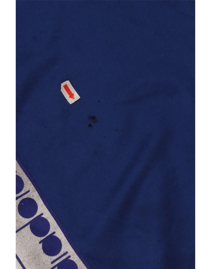 Jachetă de trening grafică pentru bărbați DIADORA UK 44 XL Poliester albastru