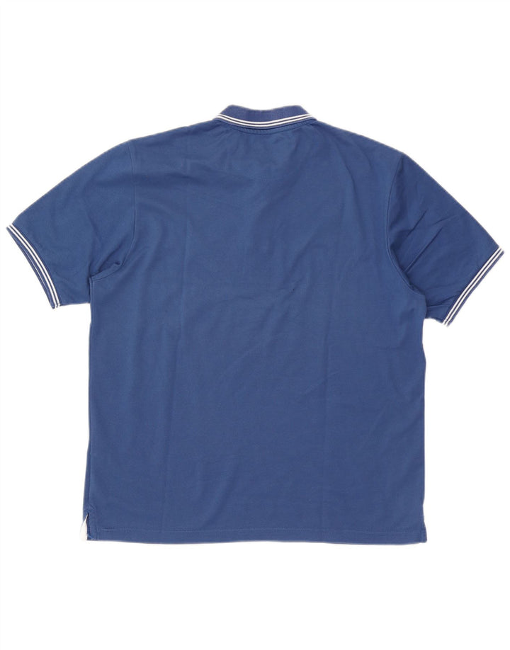 Tricou polo pentru bărbați Champion Easy Fit, mare, albastru, bumbac