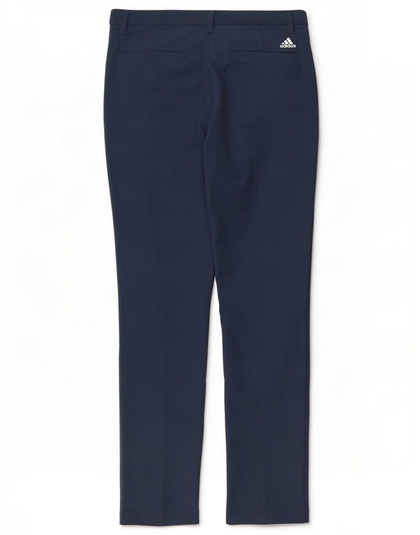 Pantaloni chino slim pentru bărbați Adidas W30 L32 poliester bleumarin