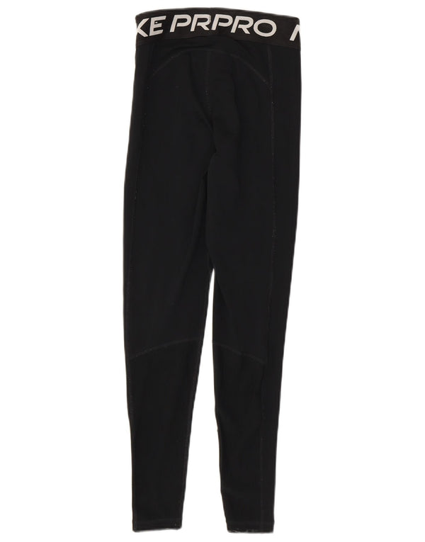 Leggings Nike Dri Fit Graphic pentru femei UK 4 XS Poliester negru