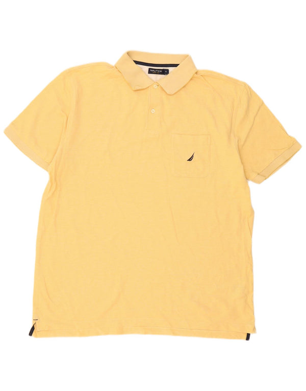 Tricou polo Nautica pentru bărbați XL Bumbac galben