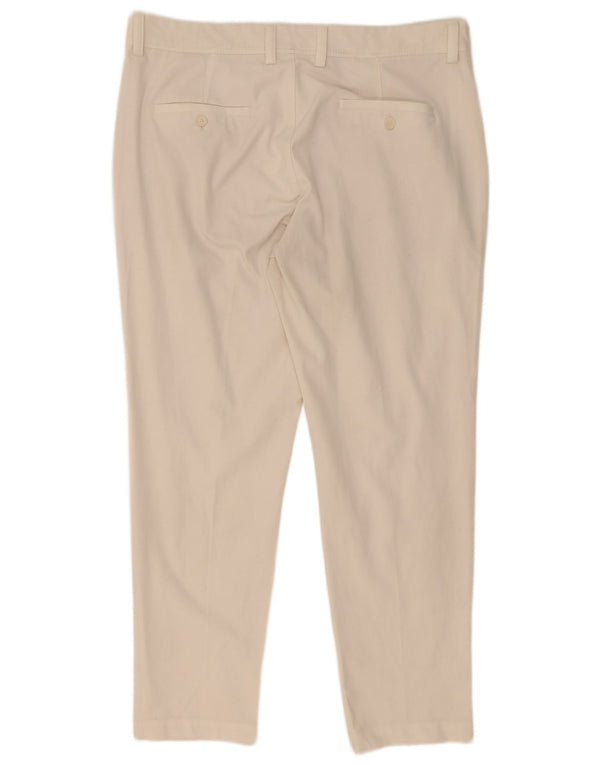 Pantaloni chino slim pentru bărbați Zara EU 44 Large W34 L30 Poliester alb