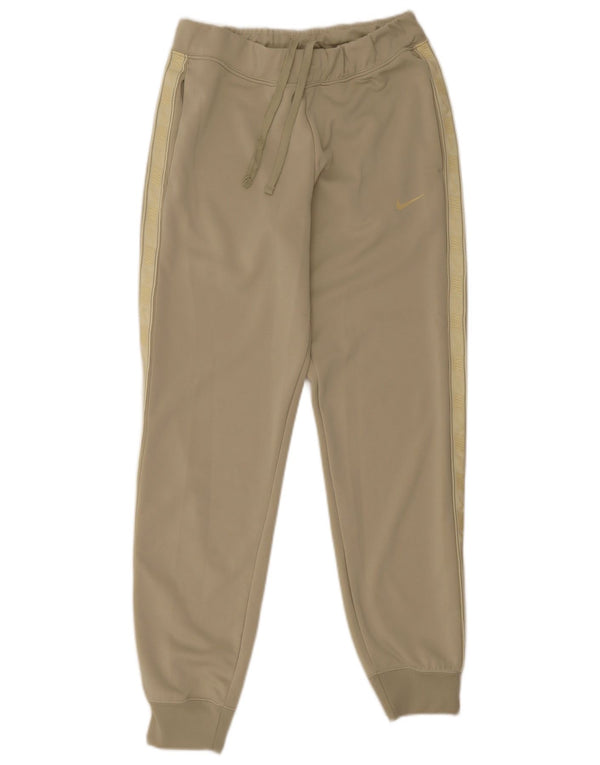 Pantaloni de trening pentru bărbați Nike Pantaloni de jogging Mici Bej Poliester bloc de culoare