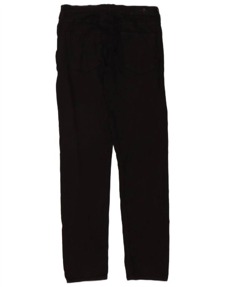 7 For All Mankind Blugi subțiri pentru bărbați W33 L33 Modal negru