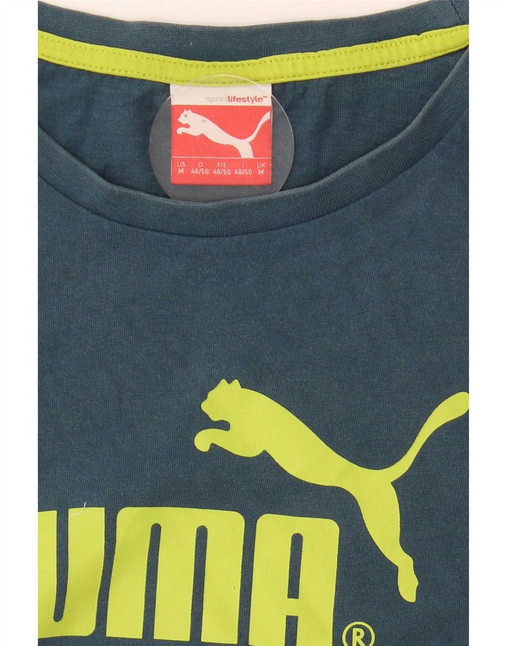 Tricou grafic Puma pentru bărbați Top Medium Blue
