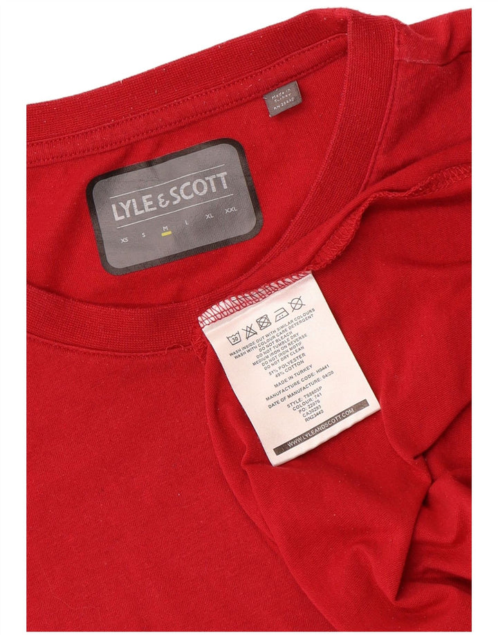 Tricou pentru bărbați Lyle & Scott Top Medium Red Poliester