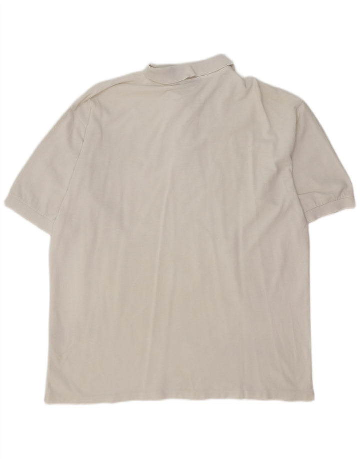 TRUSSARDI Tricou Polo XL Bumbac Alb