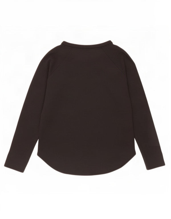 Zara Womens Top Long Sleeve UK 10 Small Black