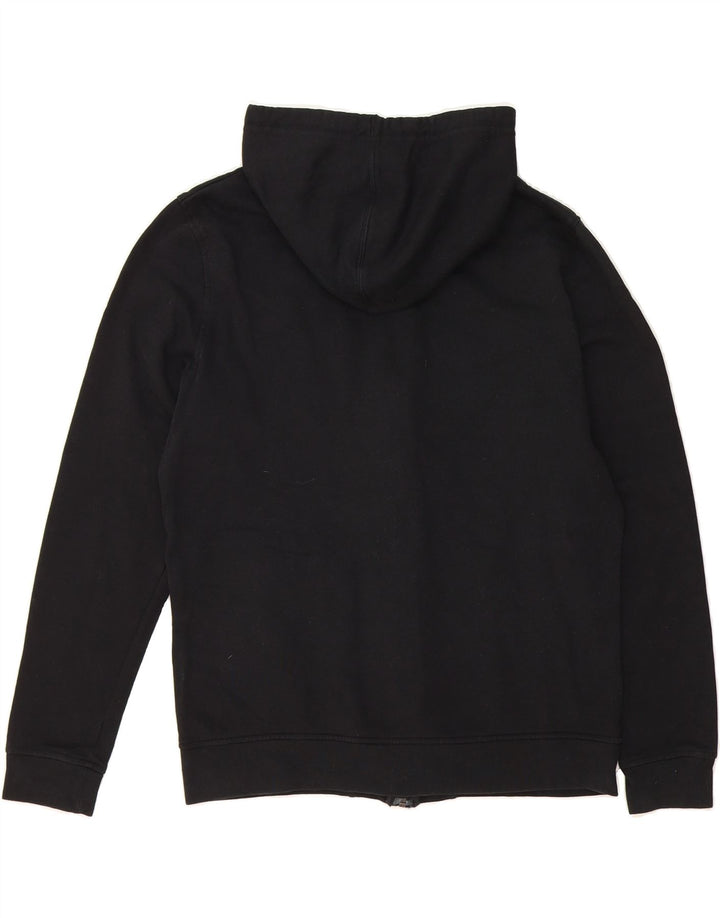 KAPPA Womens Zip Hoodie Sweater UK 16 Large Black Vintage Kappa and Second-Hand Kappa from Messina Hembry 