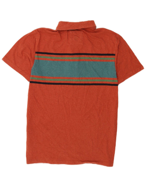 Tricou polo pentru bărbați Fat Face, mare portocaliu, bumbac color bloc
