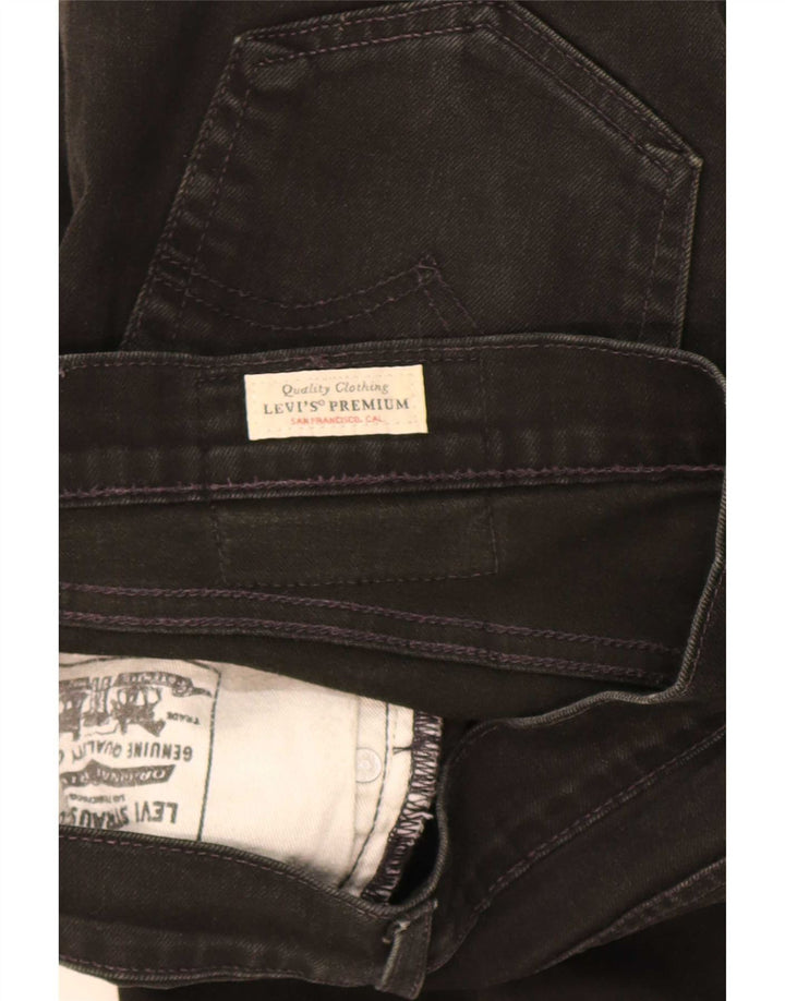 Blugi drepti pentru bărbați Levi's W30 L32 bumbac negru
