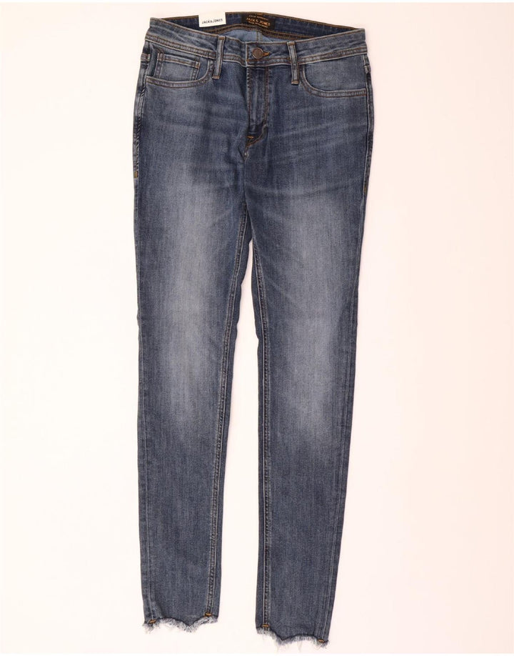 JACK & JONES Mens Slim Jeans W30 L30 Blue Vintage Jack & Jones and Second-Hand Jack & Jones from Messina Hembry 