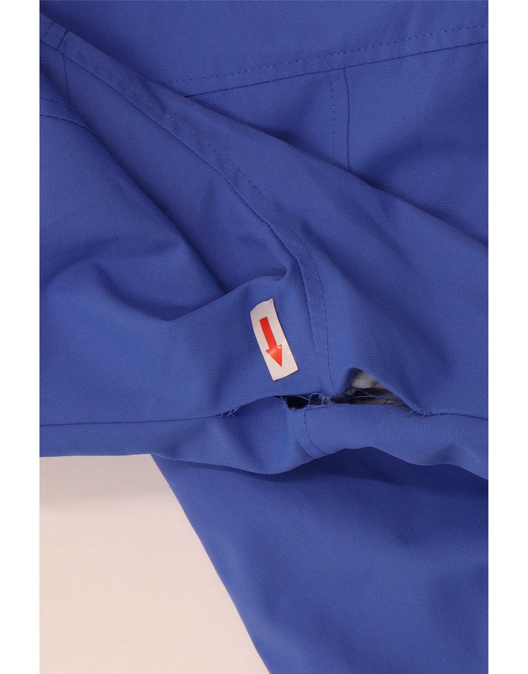 Crew Clothing Jachetă de ploaie cu glugă pentru femei UK 16 Poliester albastru mare