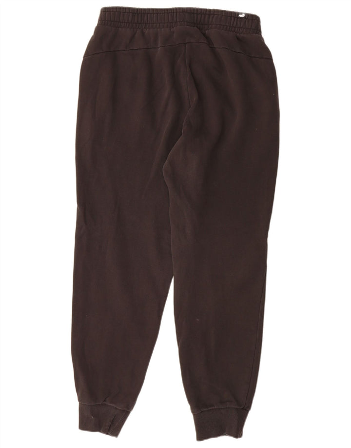 Pantaloni de trening Puma pentru bărbați Joggeri, bumbac mediu negru