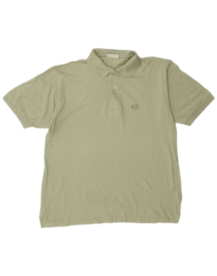 Tricou polo Sergio Tacchini pentru bărbați IT 48 Bumbac verde mediu