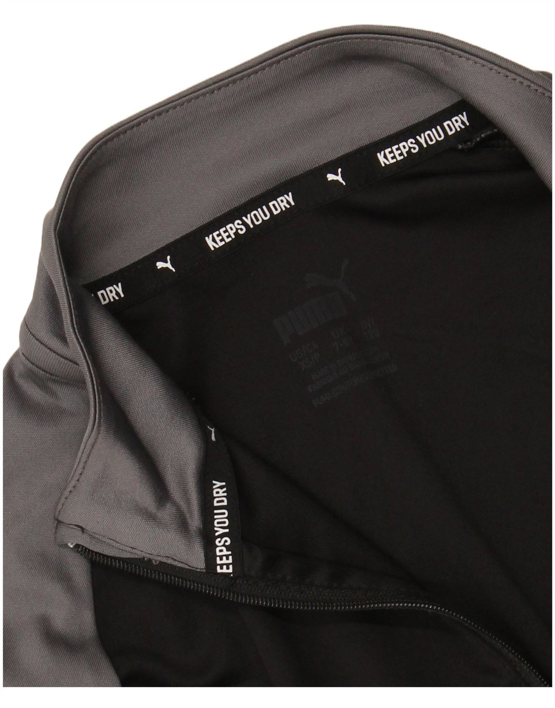 Trening cu pulover grafic PUMA pentru băieți, 7-8 ani, negru, color block