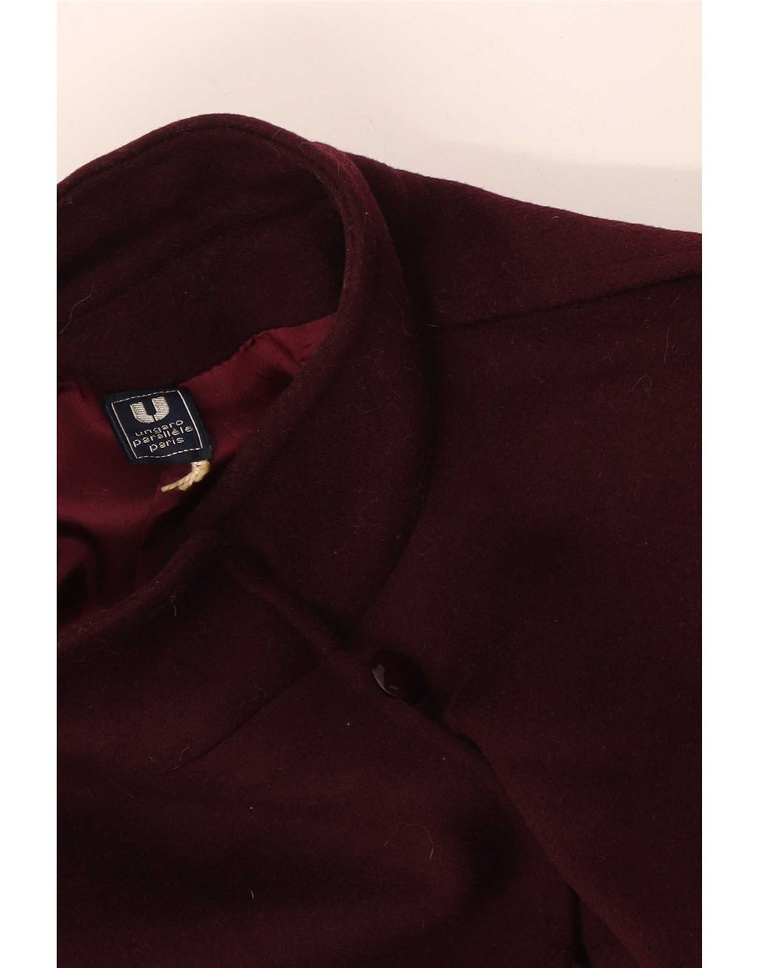 Palton pentru femei Ungaro UK 12 Medium Burgundy