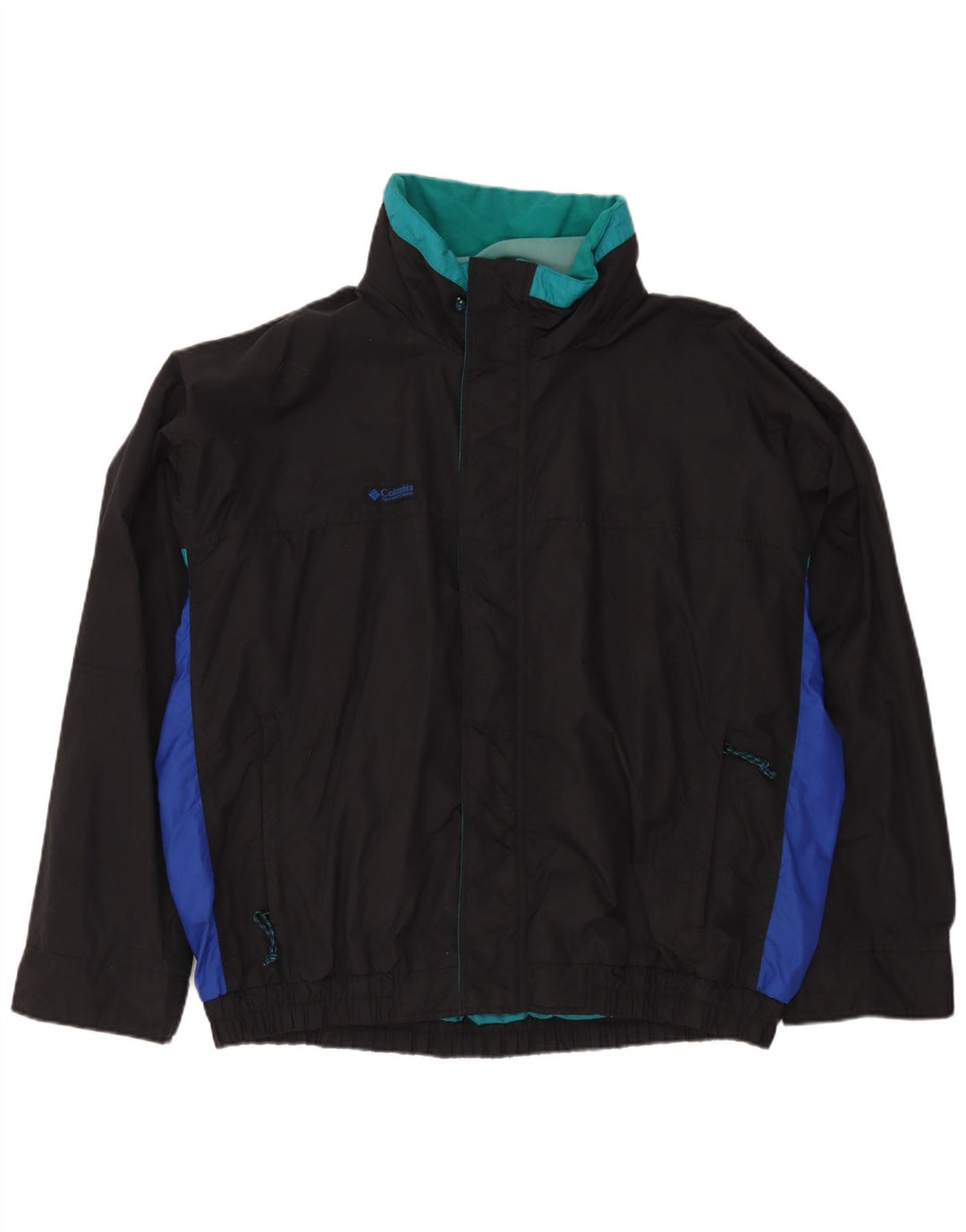 Jachetă Columbia pentru bărbați Bugaboo Windbreaker UK 44 2XL Negru Colorblock Nylon