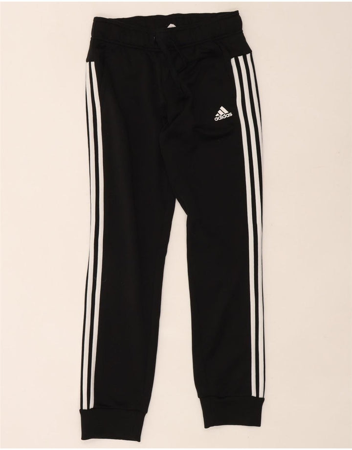 Pantaloni de trening pentru femei ADIDAS Joggeri UK 8/10 Poliester negru mic