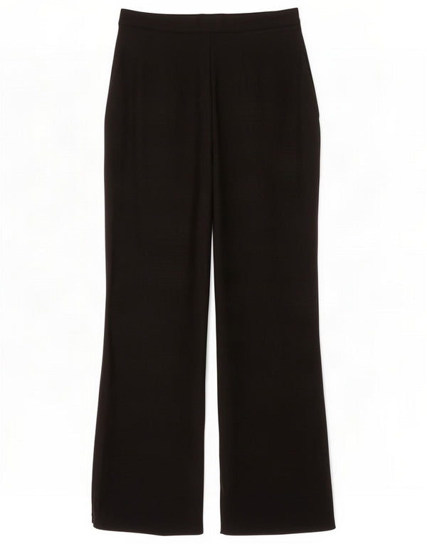 Max & Co. Pantaloni drepți pentru femei UK 10 Small W28 L28 Poliamidă neagră