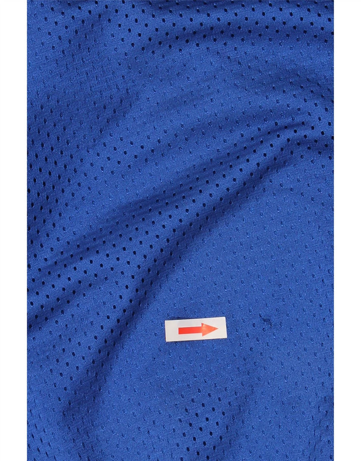 Pantaloni scurți sport pentru bărbați ADIDAS New York Knicks, mari, albastru, poliester