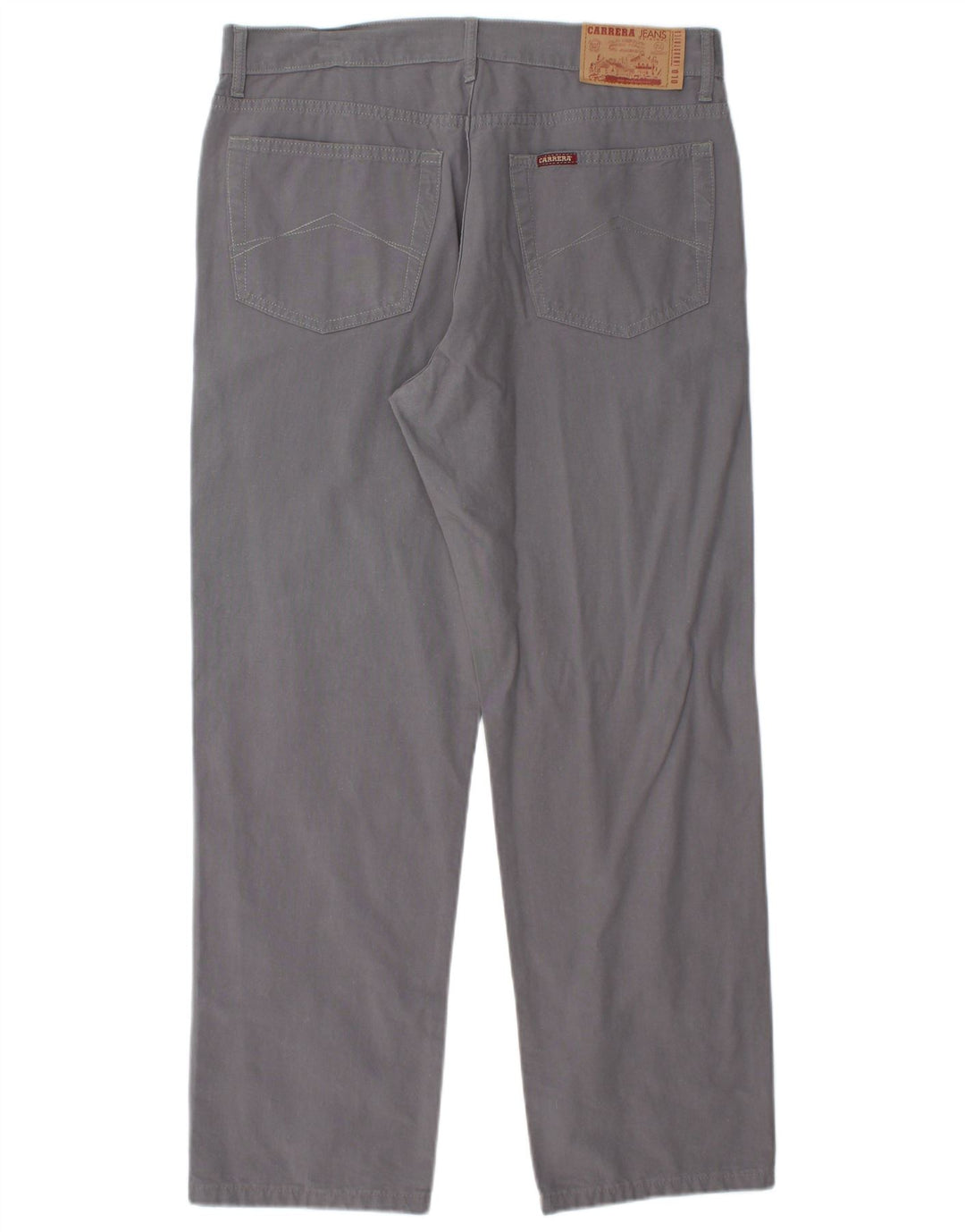 CARRERA Pantaloni casual drepti pentru bărbați IT 52 XL W36 L29 bumbac gri