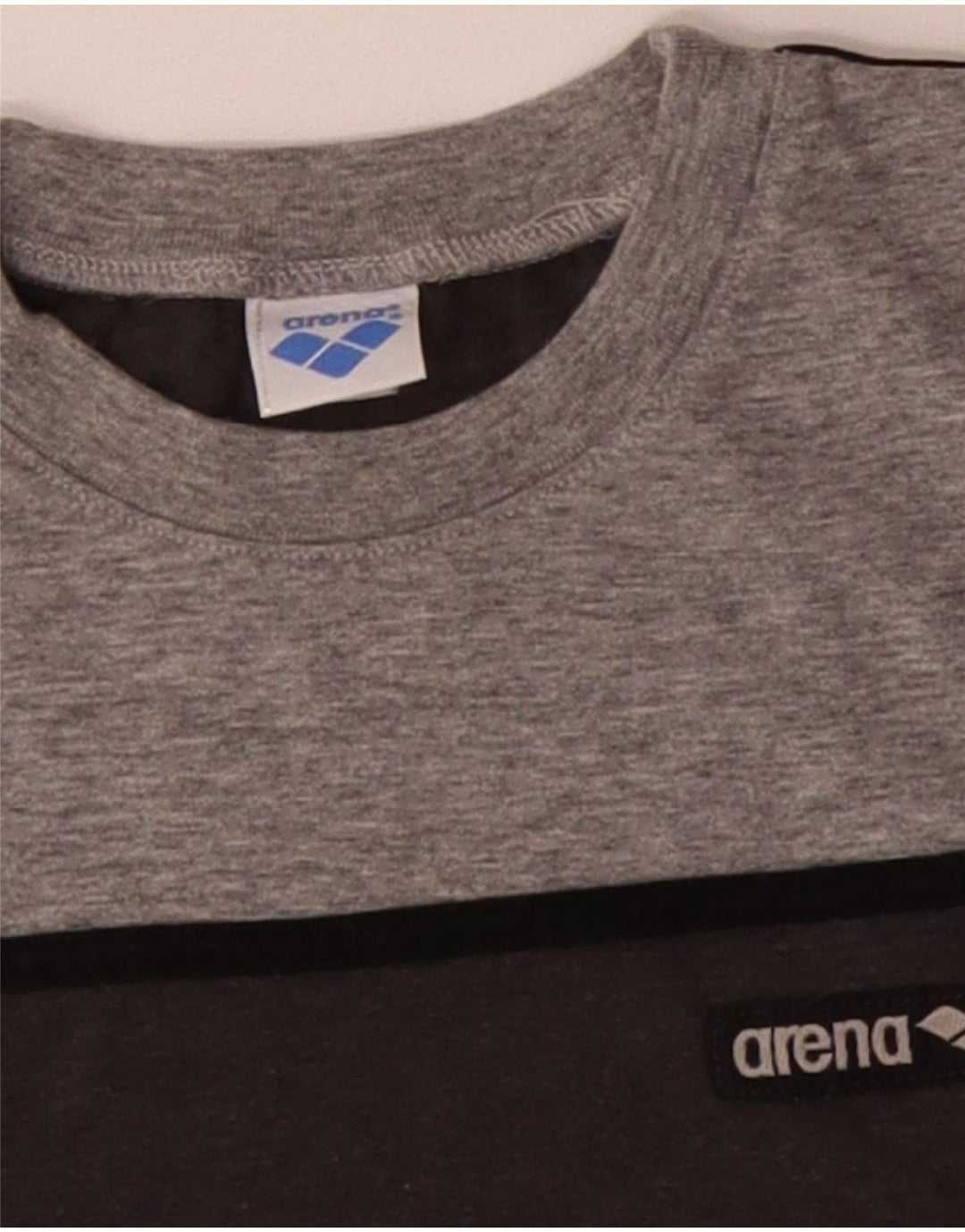 Tricou pentru bărbați ARENA Top, gri mediu, bumbac color bloc