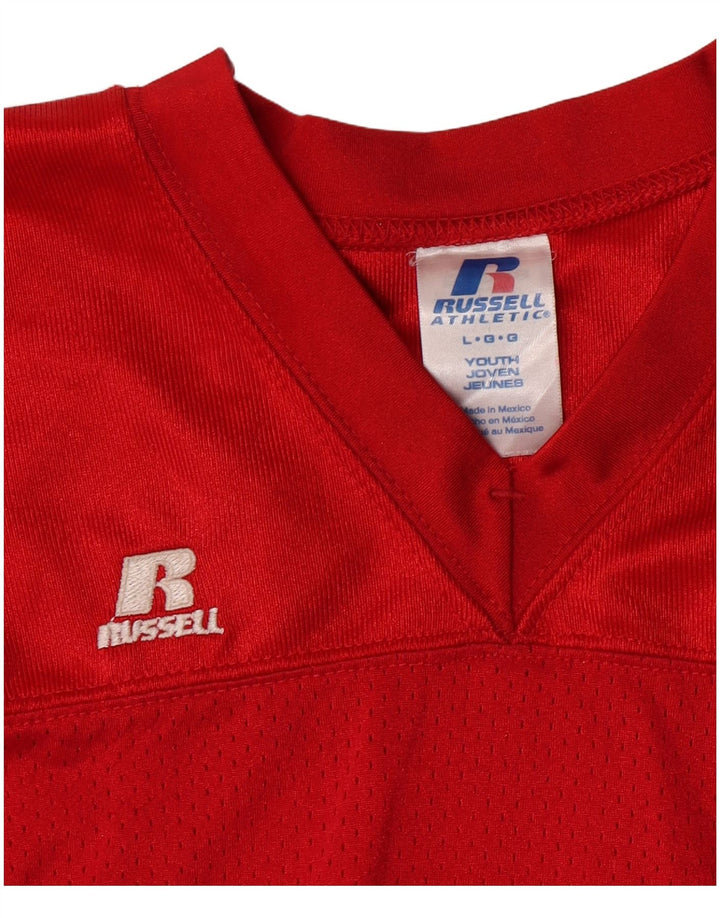 Tricou Russell Athletic pentru băieți Top 14-15 ani Poliester roșu mare