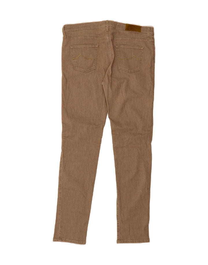 JACOB COHEN Womens Tailored Slim Jeans W32 L32 Brown Cotton Vintage Jacob Cohen and Second-Hand Jacob Cohen from Messina Hembry 