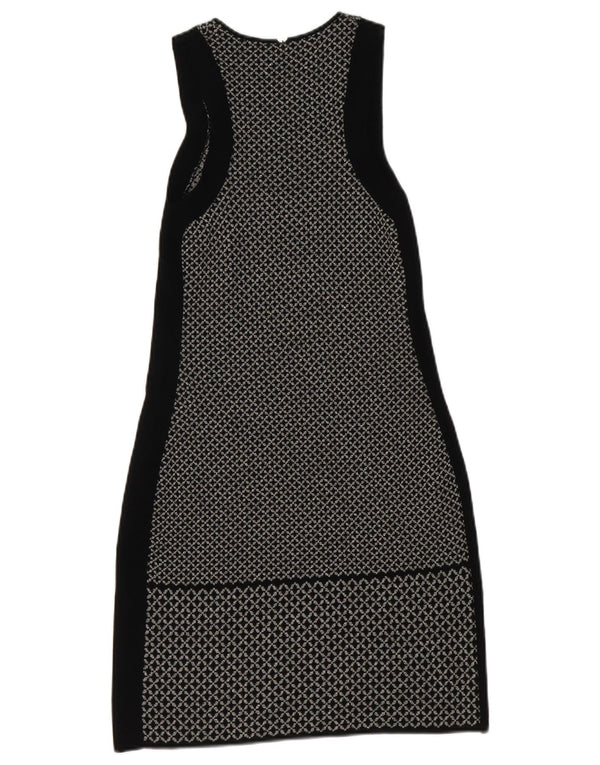 Rochie bodycon fără mâneci pentru femei Liu Jo IT 42 Medium Black Geometric Viscose
