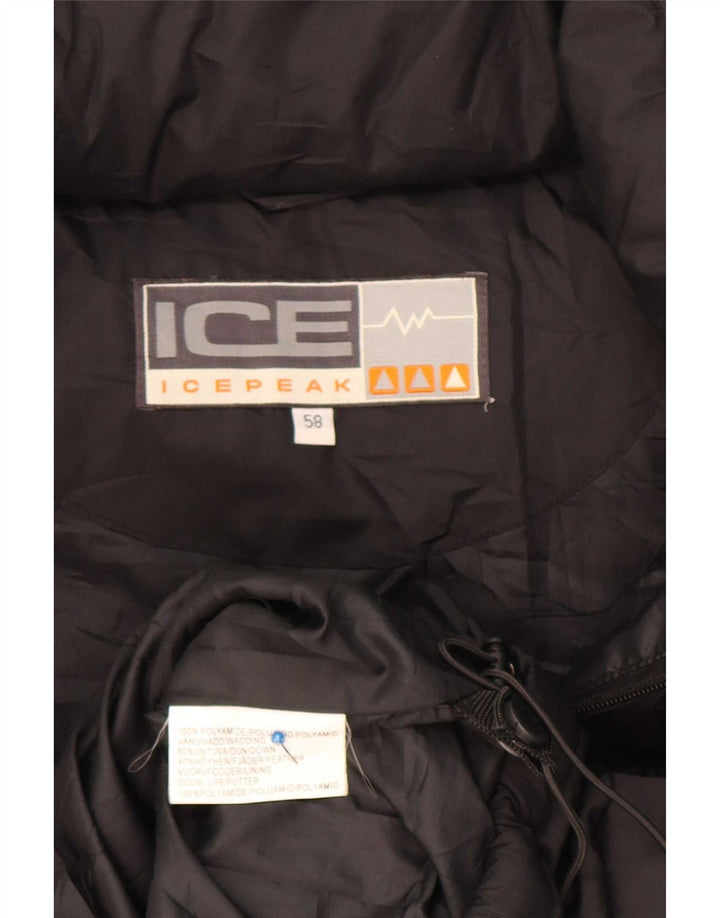 Gilet căptușit pentru bărbați Icepeak EU 58 4XL Poliamidă neagră