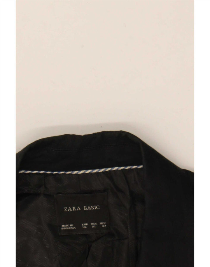 Sacou blazer pentru femei Zara UK 18 XL Negru