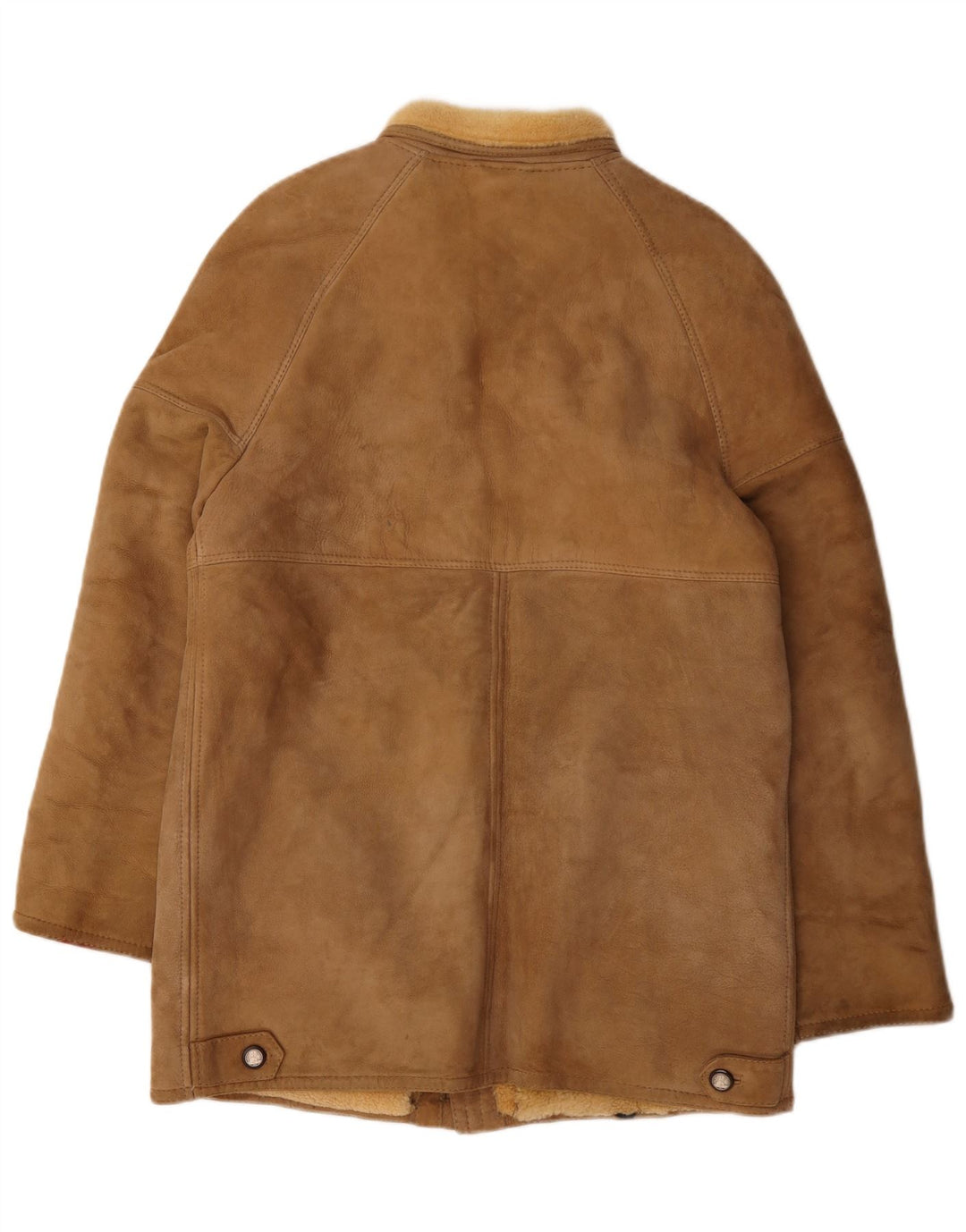 Jachetă vintage pentru bărbați din shearling UK 38 Bej mediu