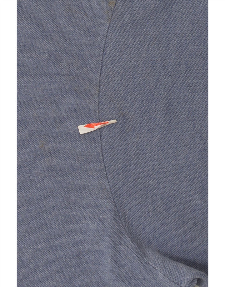 Tricou polo pentru bărbați Lacoste Mărimea 7 2XL Bumbac albastru