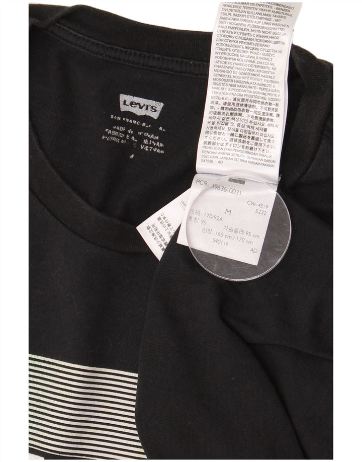 Tricou grafic pentru bărbați Levi's Top mediu negru bumbac