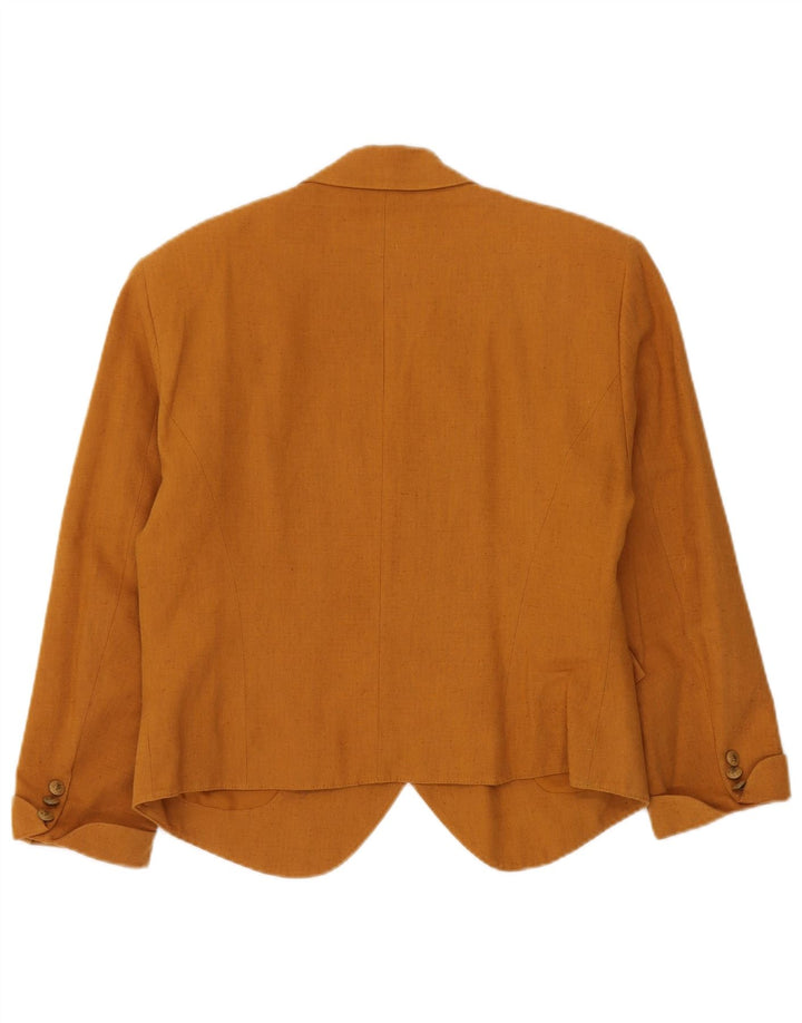 Jachetă Blazer pentru Femei Nouă Sosire, cu două piept, UK 14 Medium Beige Lână